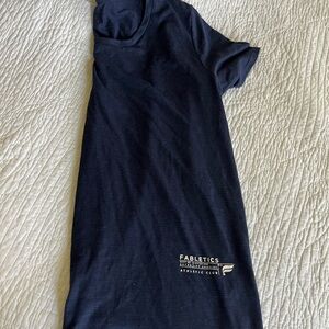 Fabletics Navy Blue Classic Tee Sz L